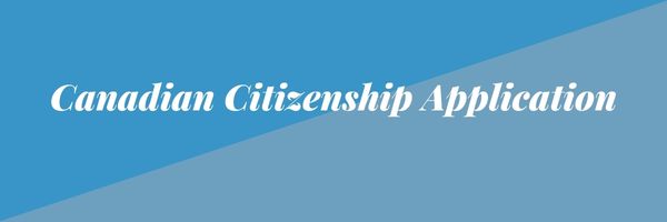 Canadian Citizenship Application 