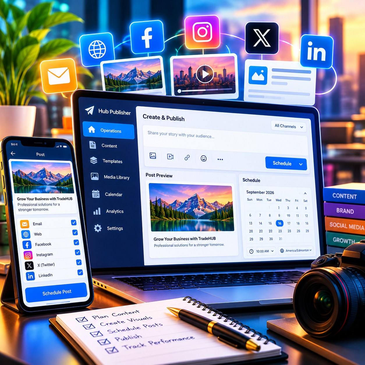Hub Publisher - Digital Marketing Platform